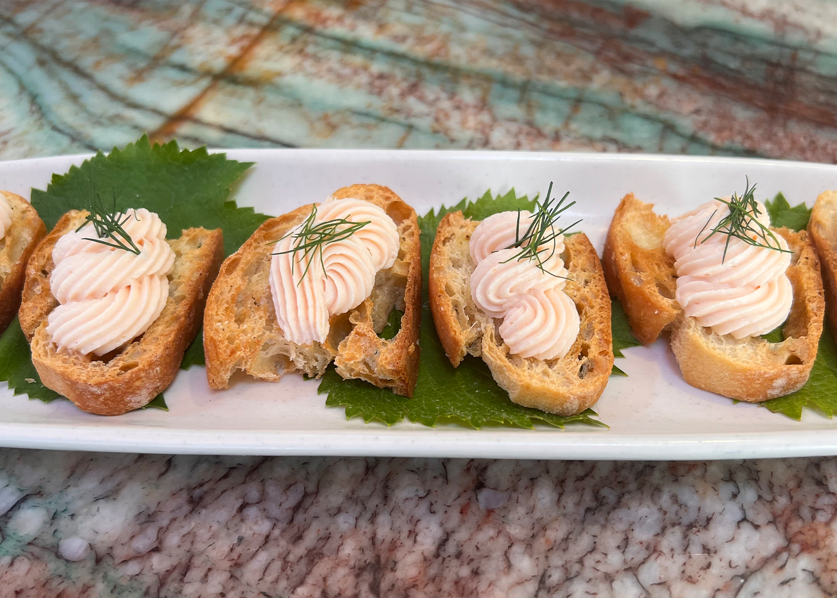 Salmon Crostini